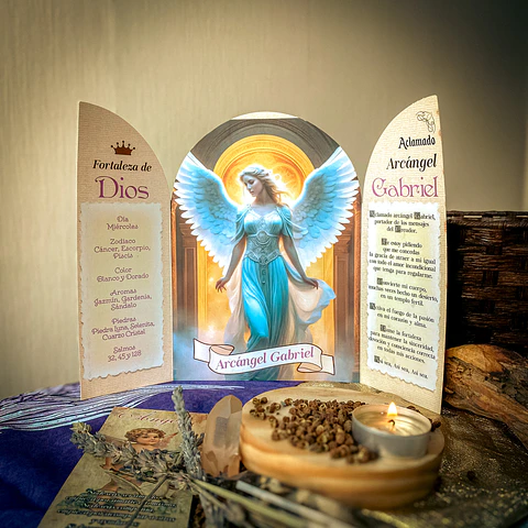 ALTAR - ARCÁNGEL GABRIEL - FORTALEZA Y CREATIVIDAD