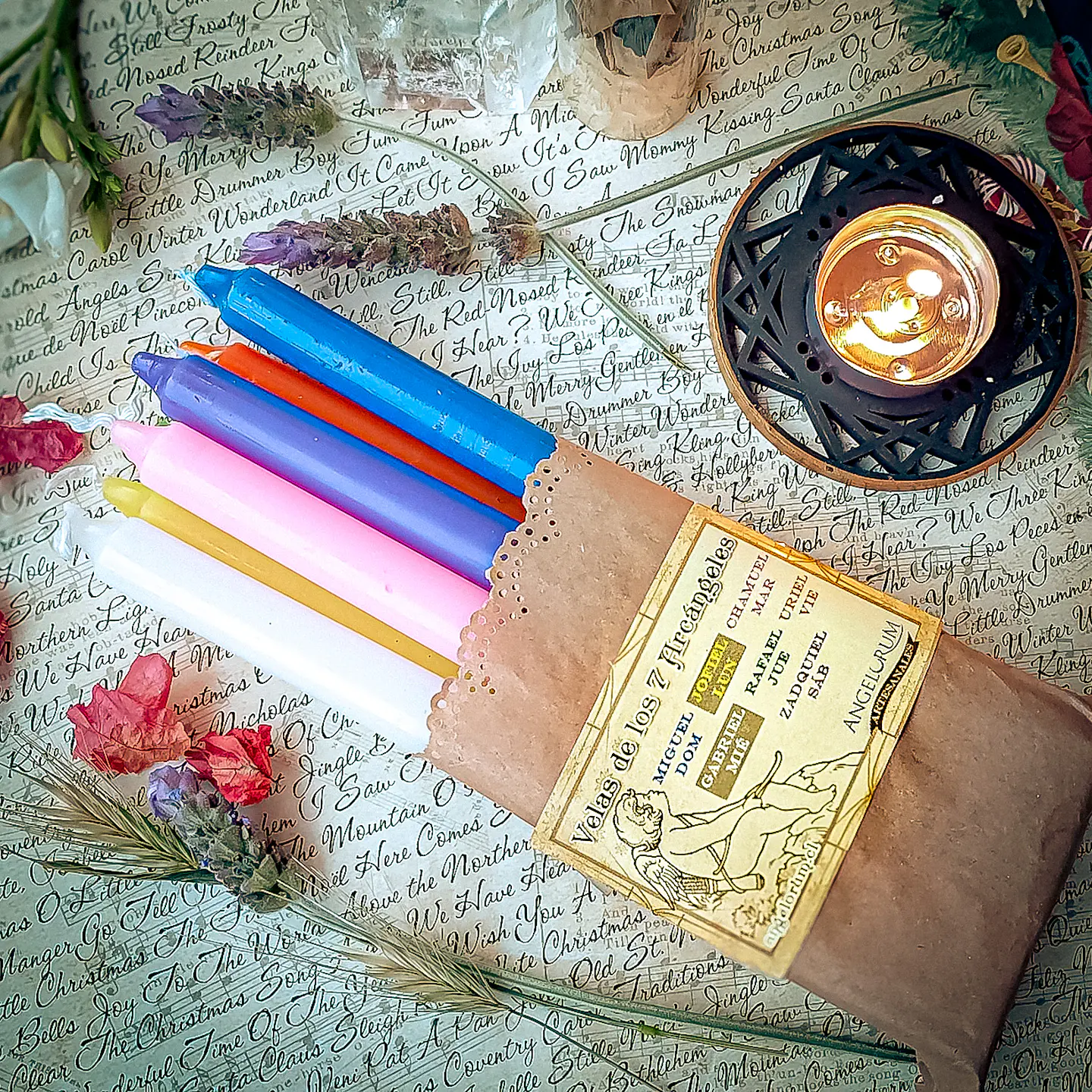 Pack Velas Siete Arcángeles 1