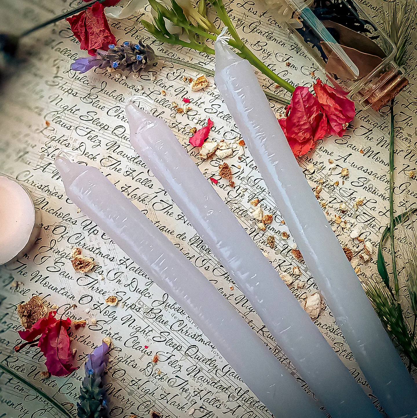 Vela larga Gris - 17 cm  1