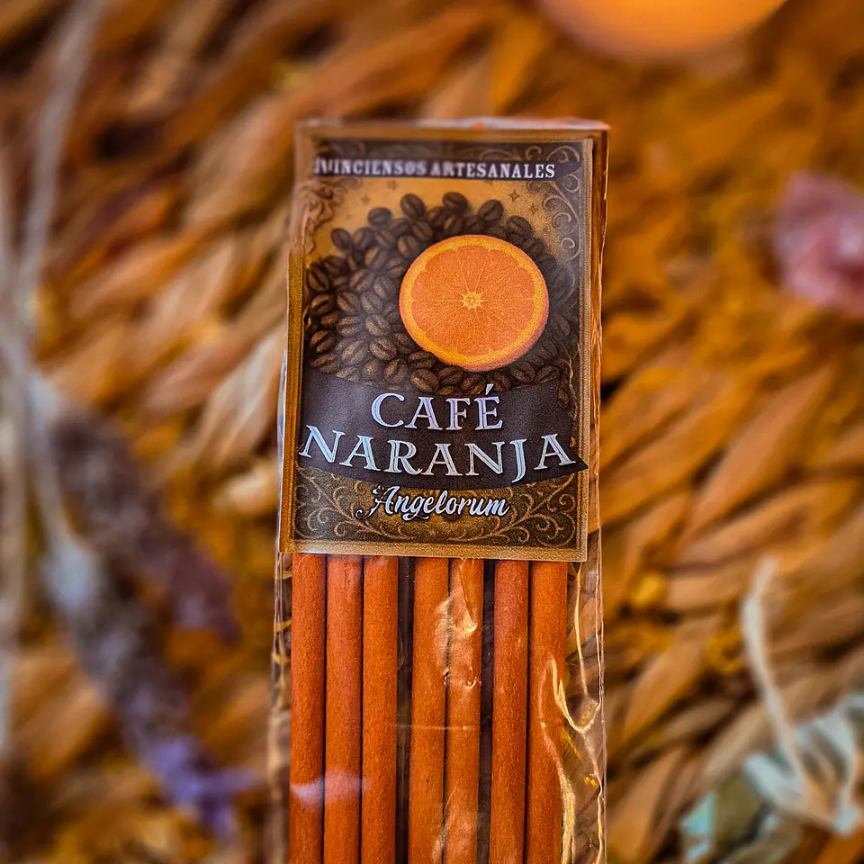 INCIENSO AROMATERAPIA CAFE NARANJA 1