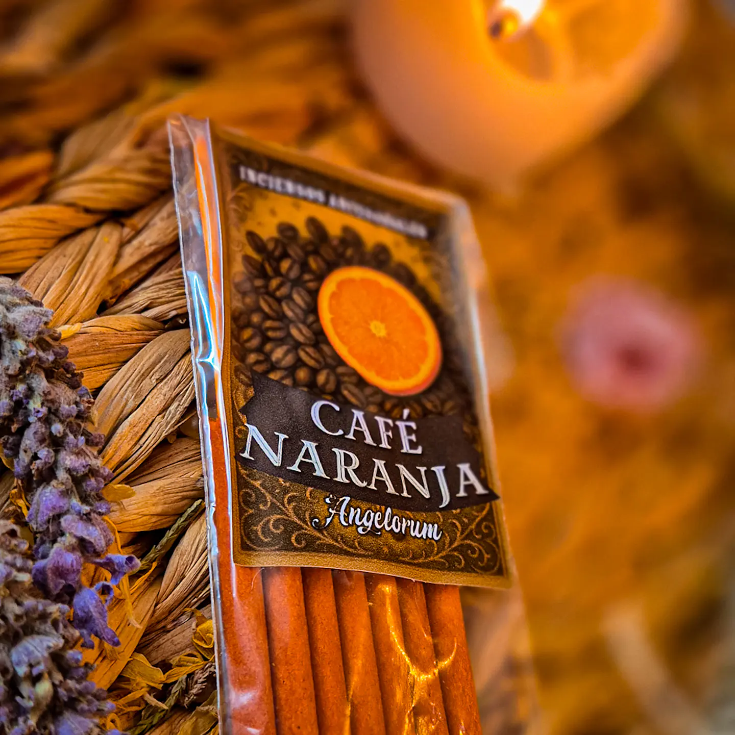 INCIENSO AROMATERAPIA CAFE NARANJA 2