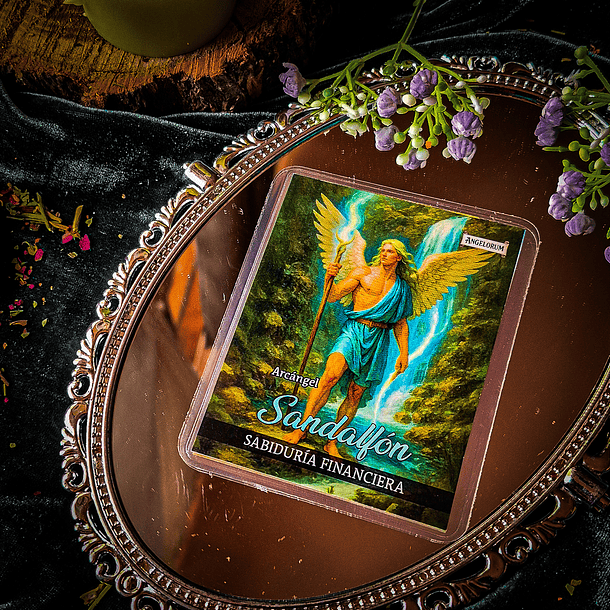 PLEGARIA Y SANTITO - Sandalfón Sabiduría Financiera
