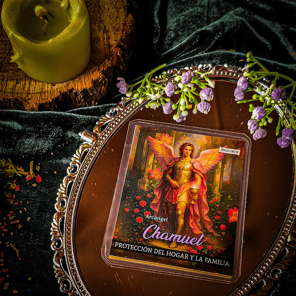 PLEGARIA Y SANTITO - Chamuel Protección del hogar y la familia