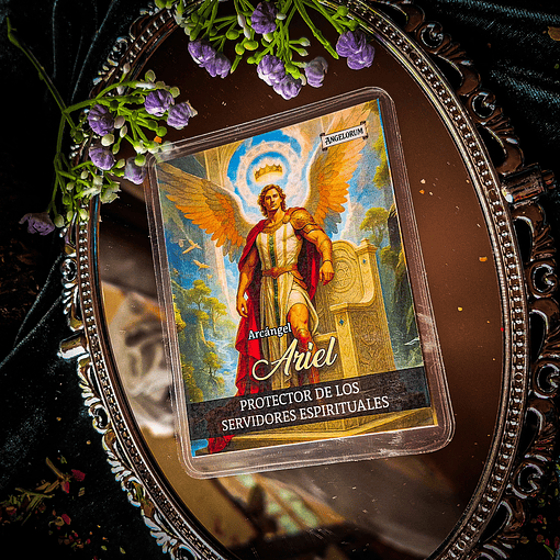 PLEGARIA Y SANTITO - Ariel protector de los servidores espirituales 