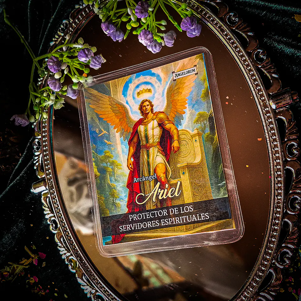 PLEGARIA Y SANTITO - Ariel protector de los servidores espirituales  1