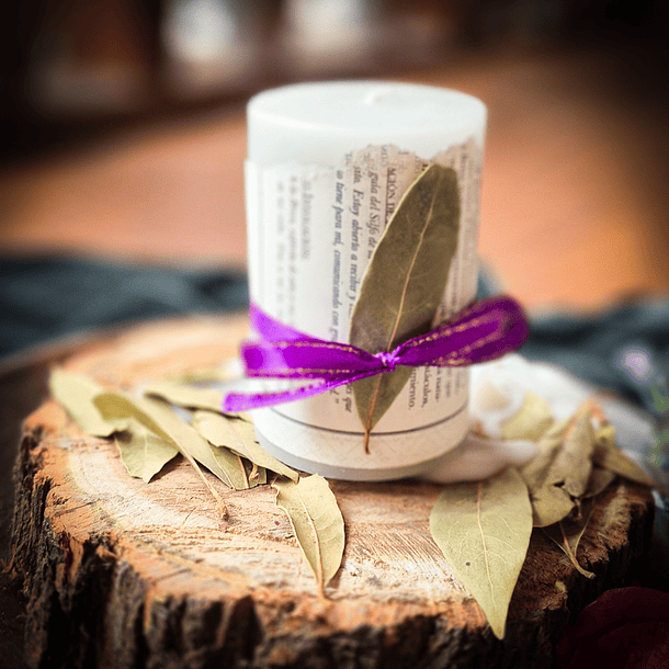 Cirios Pequeños con Laurel 6