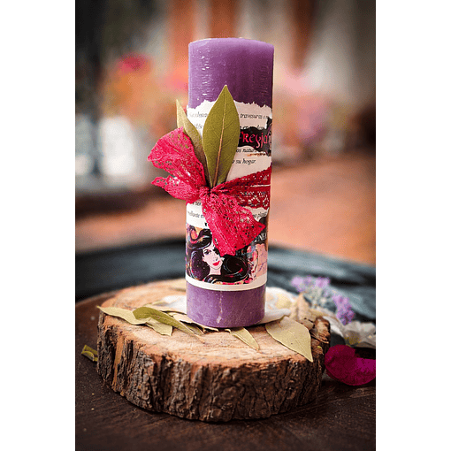 Cirios grandes – Temática ritual - Transmutación