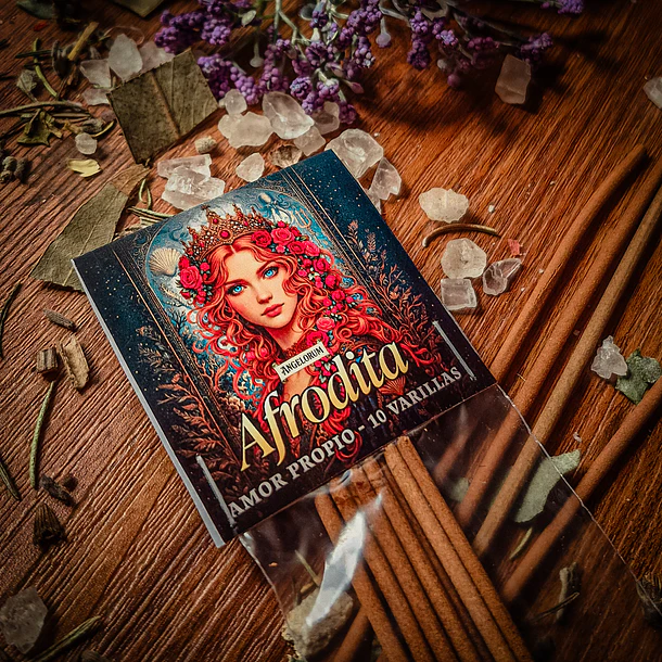 Incienso de Aromaterapia Afrodita - 10 Varillas 1