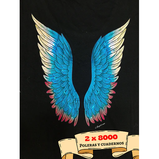 POLERAS ANGELORUM - ALAS DE COLORES