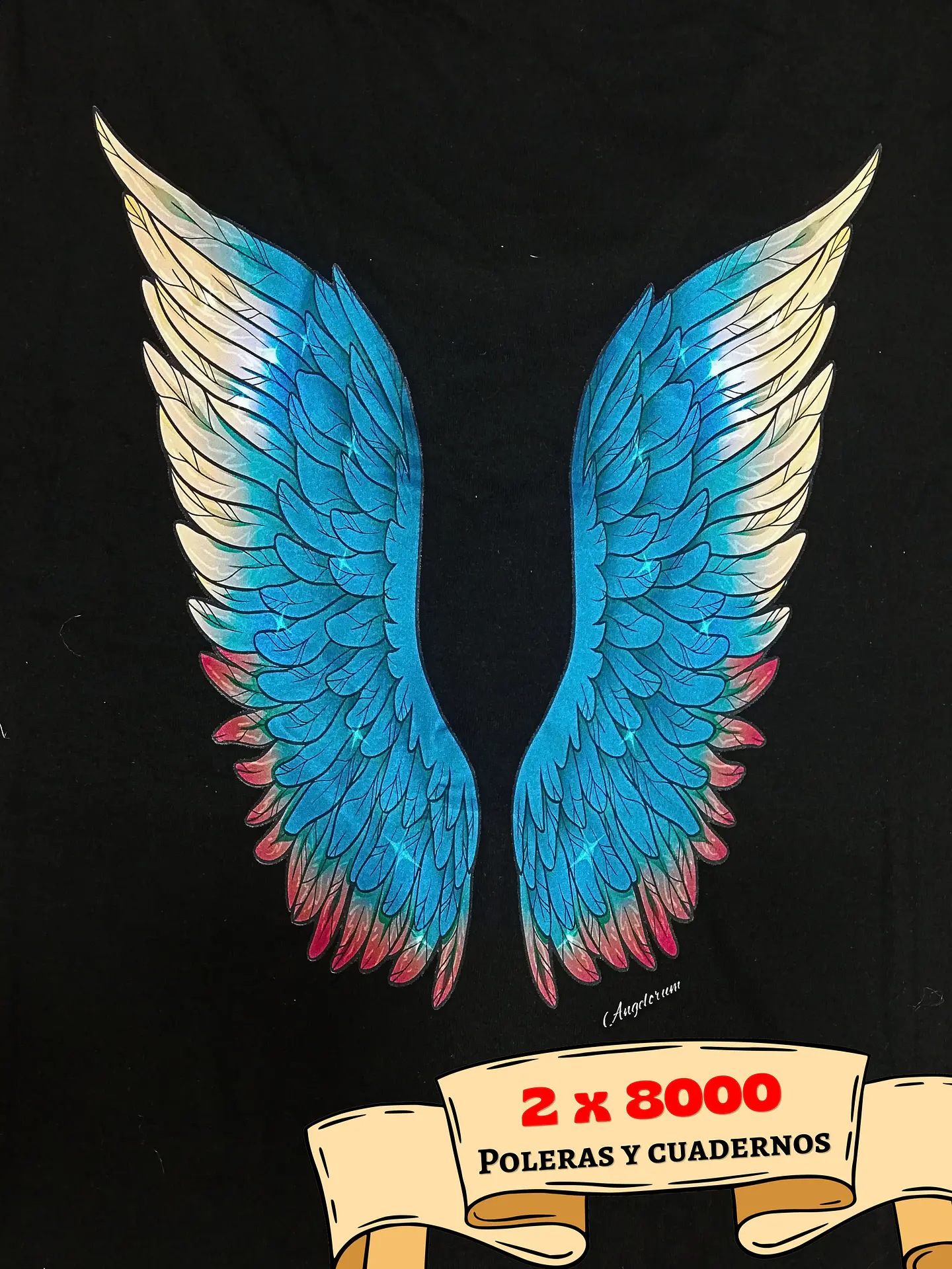 POLERAS ANGELORUM - ALAS DE COLORES 1