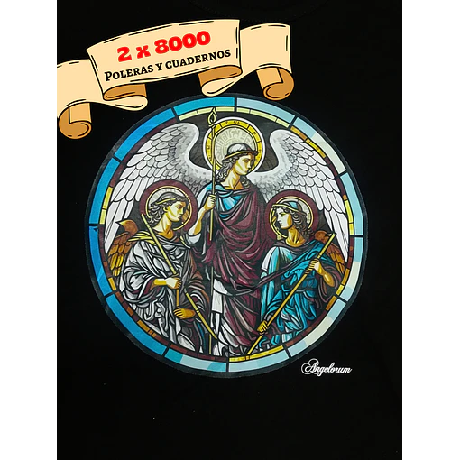 POLERAS ANGELORUM - TRES ARCÁNGELES - MANGA LARGA