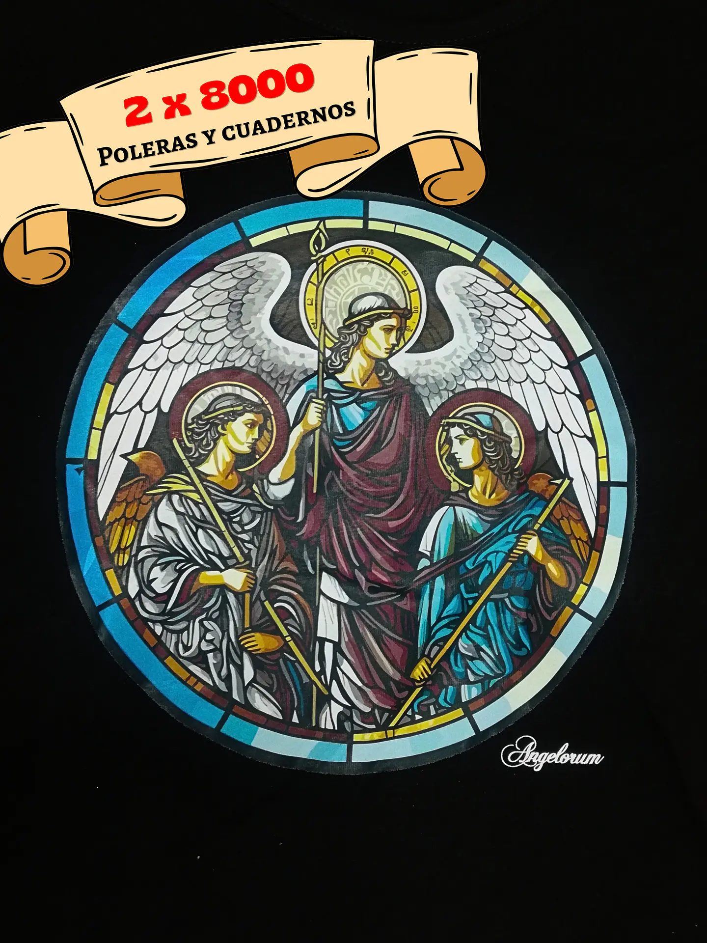POLERAS ANGELORUM - TRES ARCÁNGELES - MANGA LARGA 1