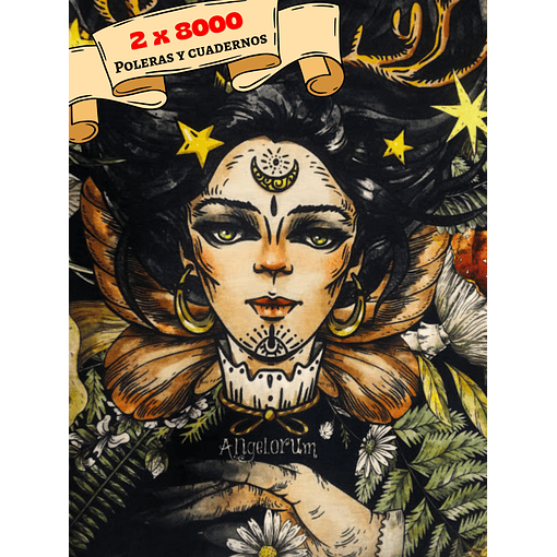 POLERAS ANGELORUM - MUJER Y FLORA