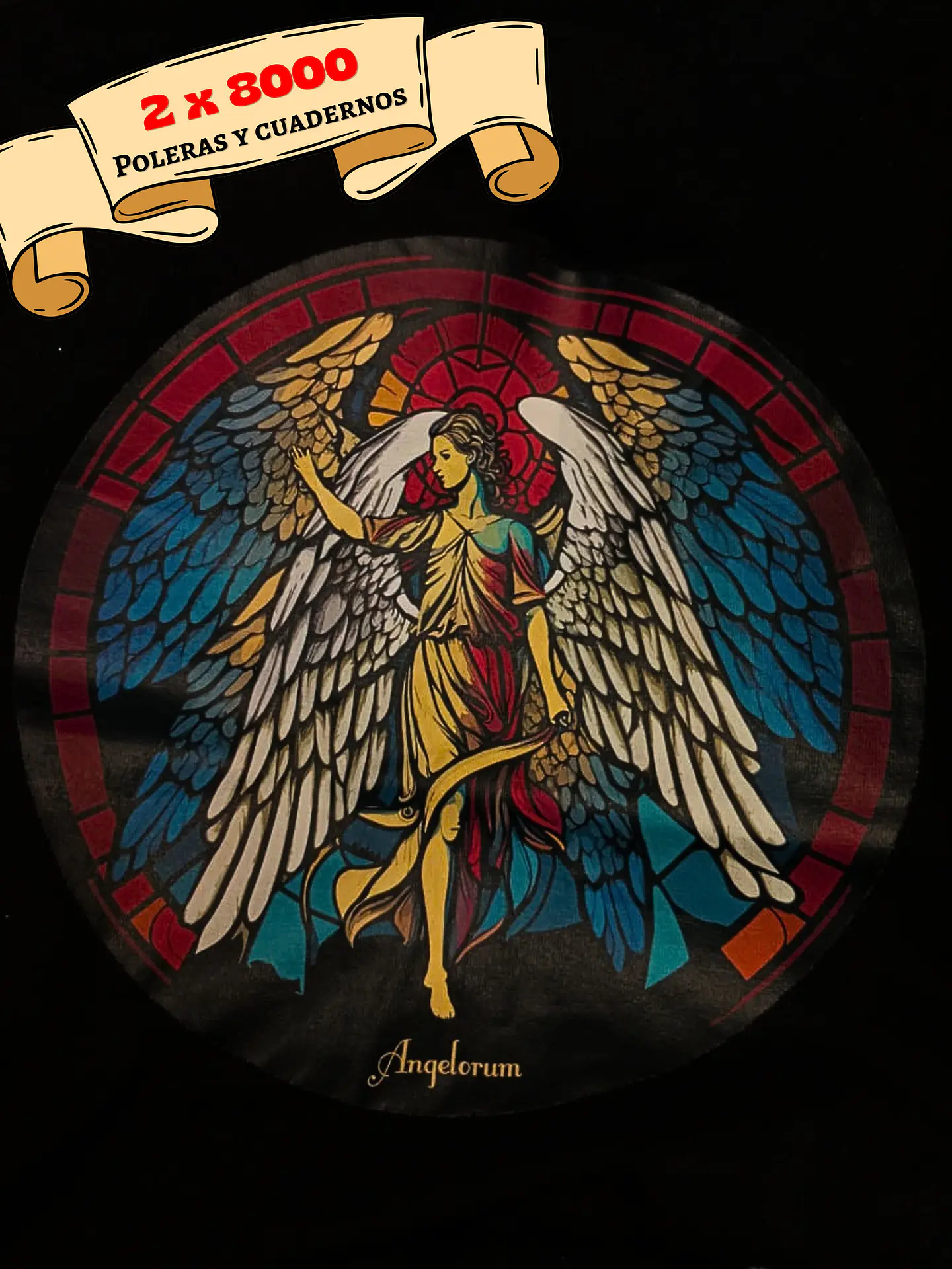 POLERAS ANGELORUM - ANGEL VITRAL 1