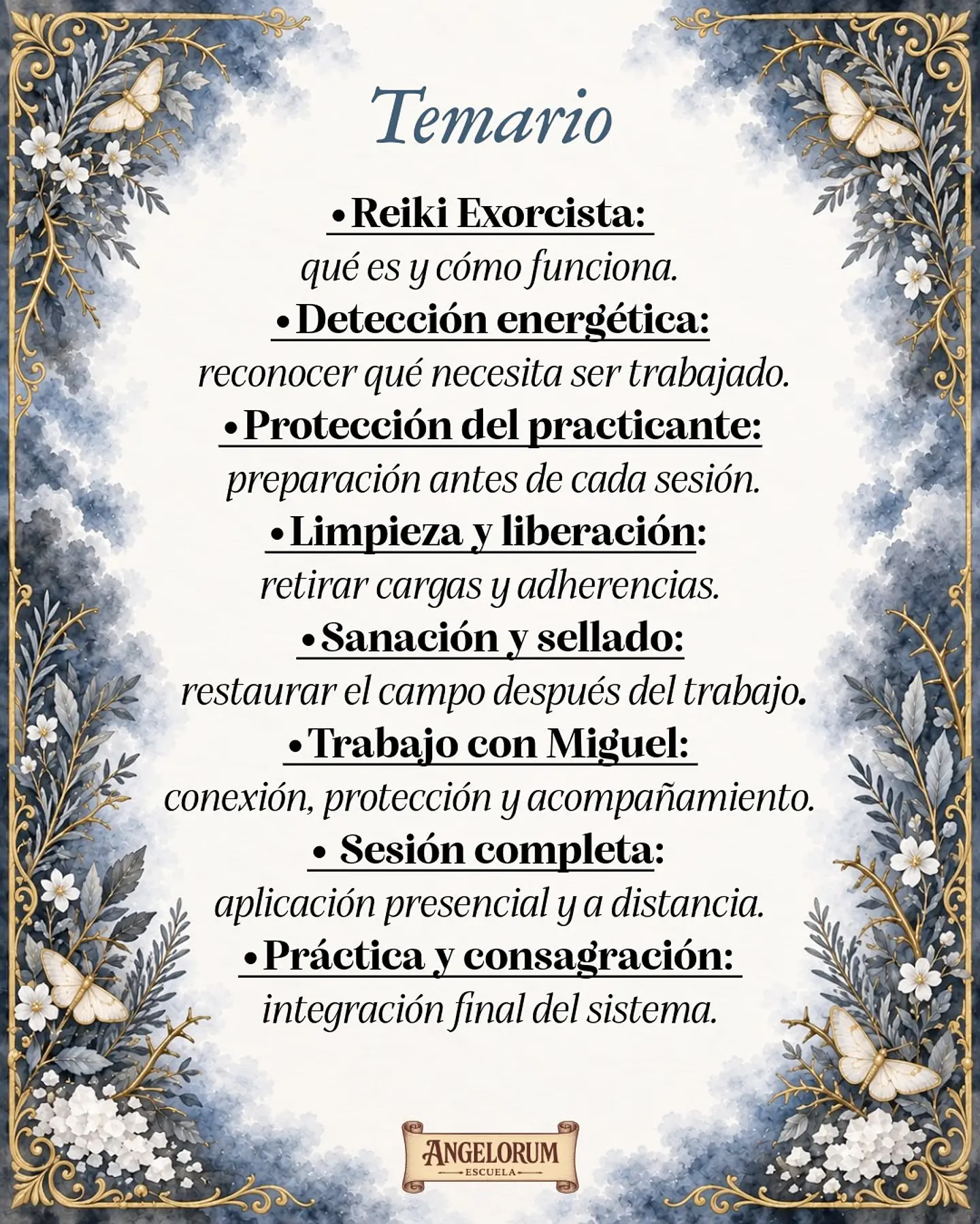 Reiki Exorcista - Seminario 2