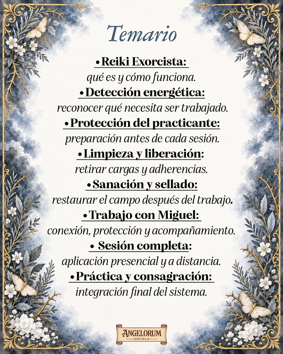 Reiki Exorcista - Seminario 2