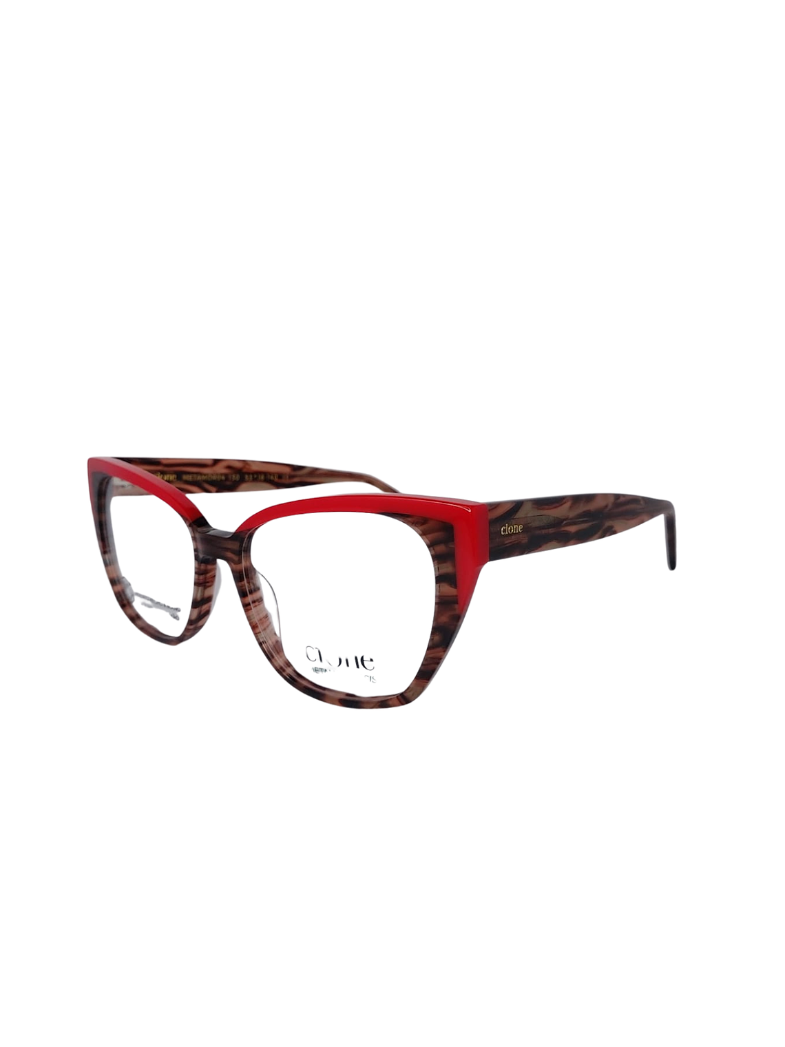 Armação METAMOR04 130 MARROM 2