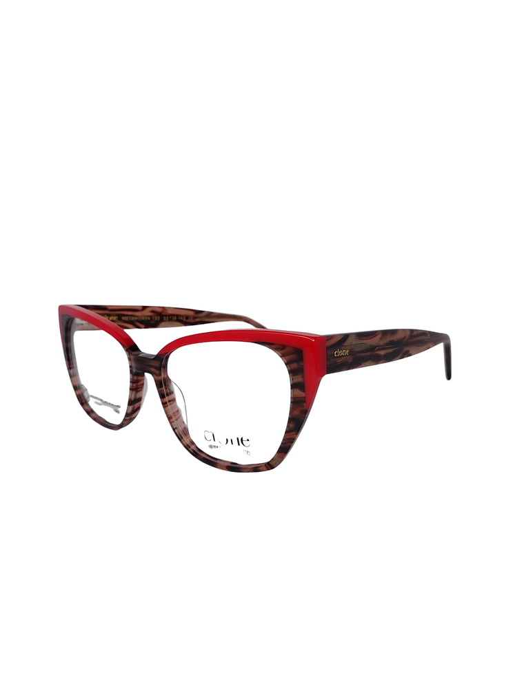 Armação METAMOR04 130 MARROM 2