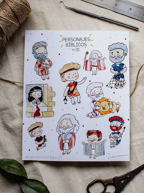 Stickers Personajes Bíblicos