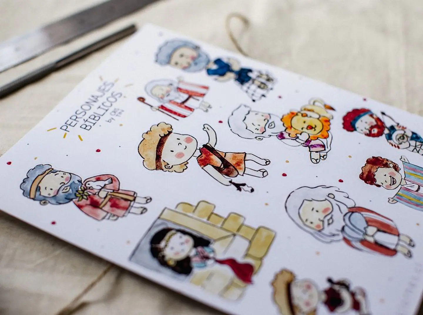 Stickers Personajes Bíblicos 3