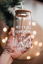 Mi alma esperará en Ti - Vaso de Vidrio - Miniatura 1
