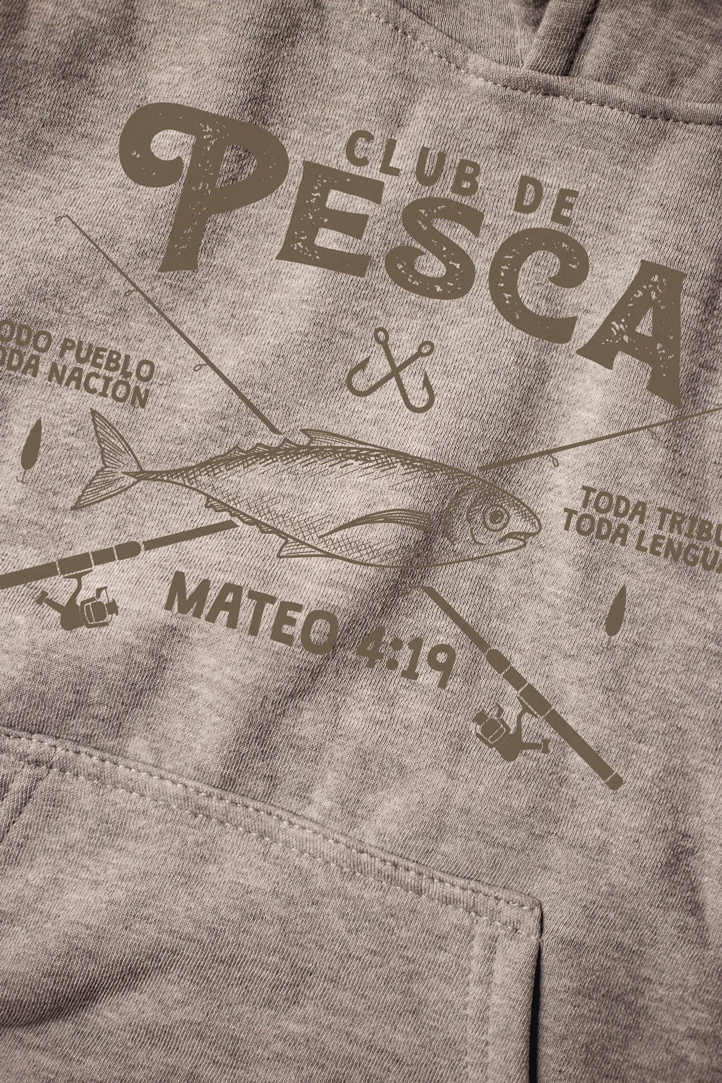 Club de Pesca - Polerón Canguro 3