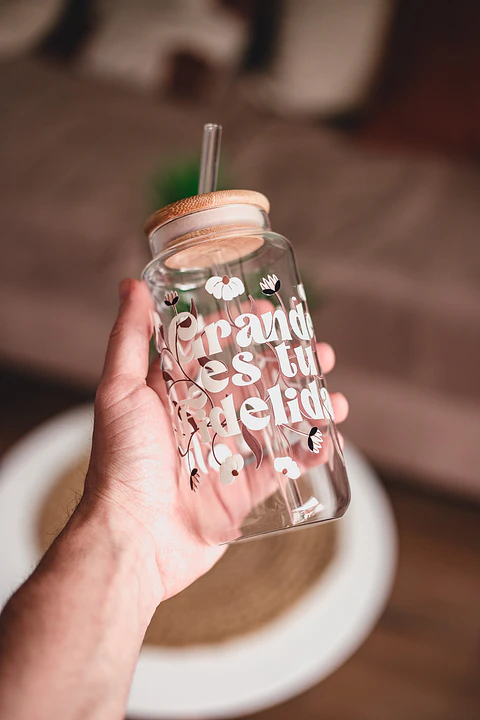 Grande es tu Fidelidad - Vaso de Vidrio