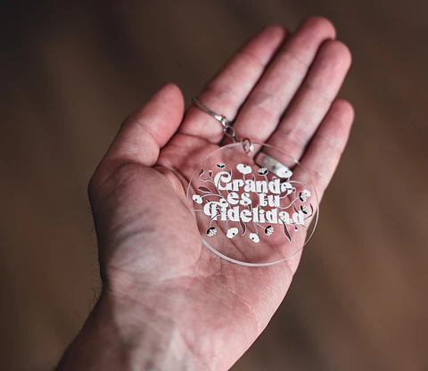 Grande es tu Fidelidad - Llavero