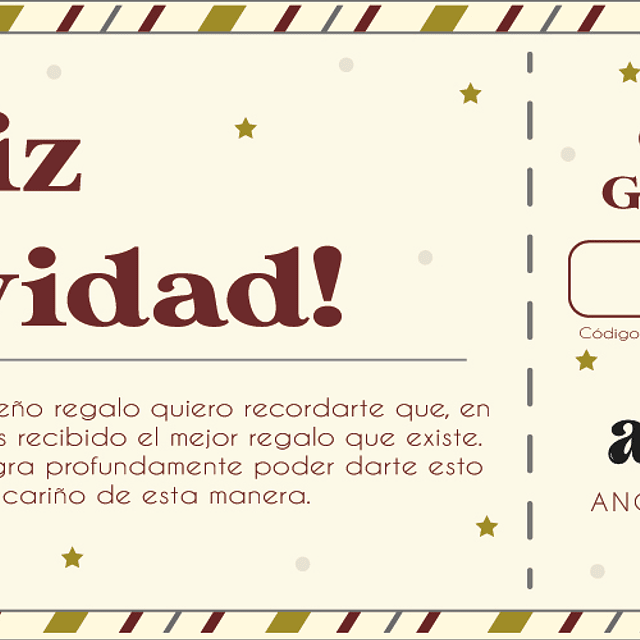 GIFTCARD NAVIDEÑA!