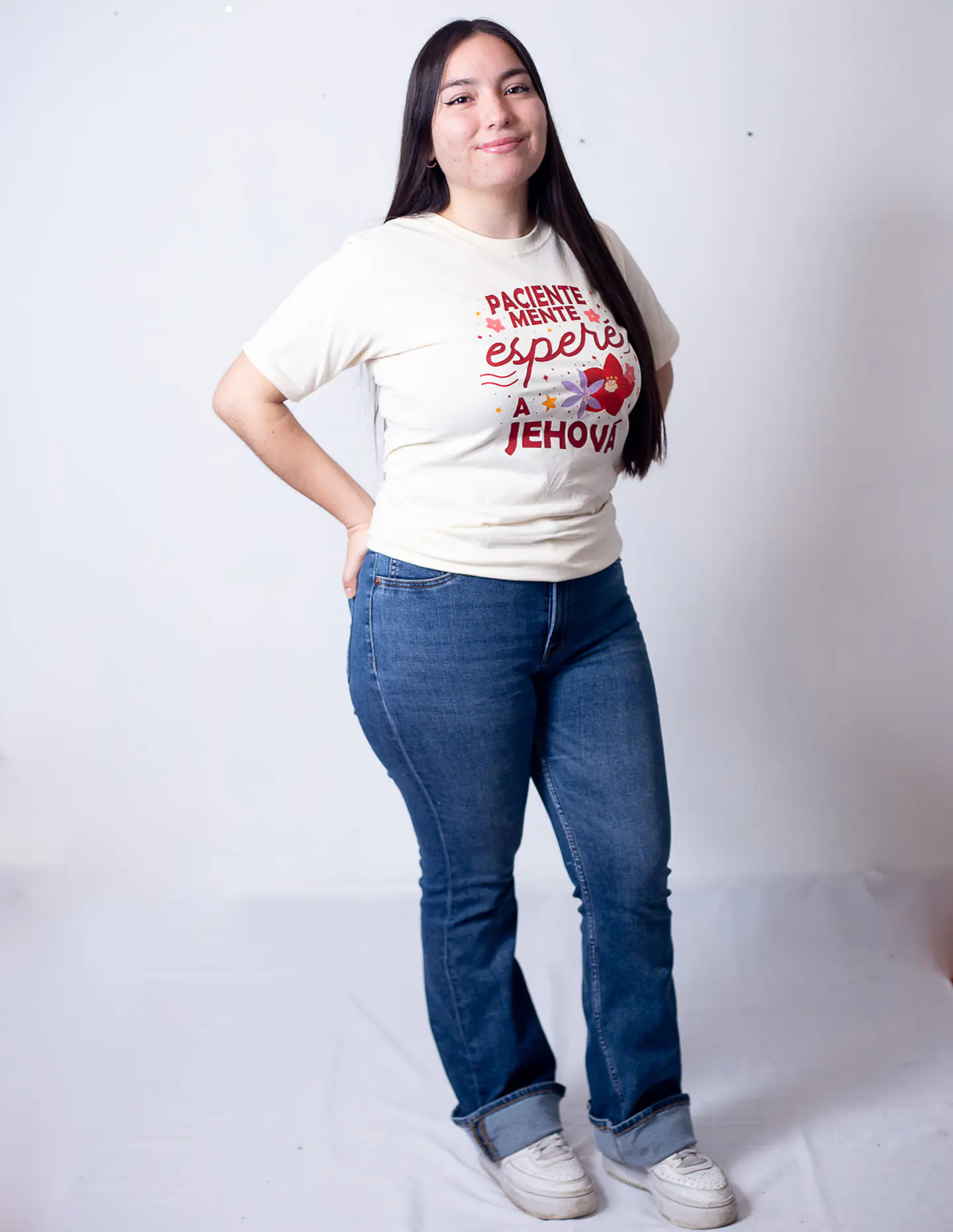 Pacientemente espere - Beige 3