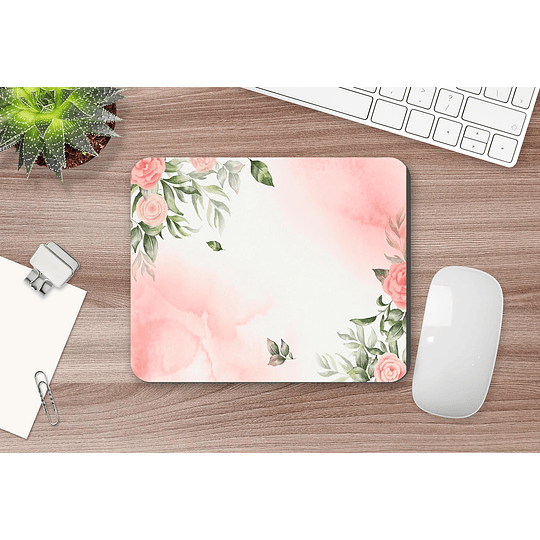 M12 Mousepad personalizado Flores