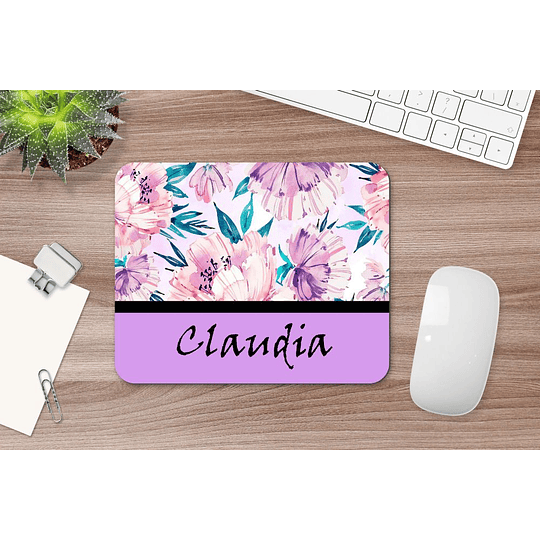 M10V6 Mousepad personalizado Flores