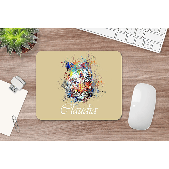 M38 Mousepad personalizado Tigre multicolor