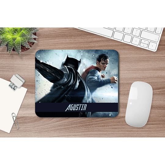 M49V3 Mousepad personalizado Superman y Batman