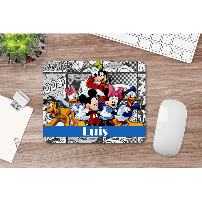 M50 Mousepad personalizado Mickey y amigos