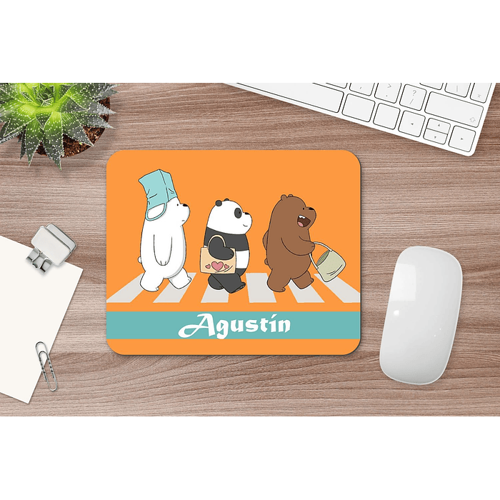 M61 Mousepad personalizado Bare Bears