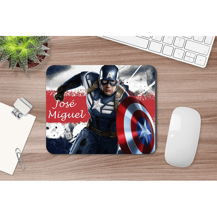 M101 Mousepad personalizado Capitan America