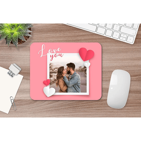 M106 Mousepad personalizado con foto Amor