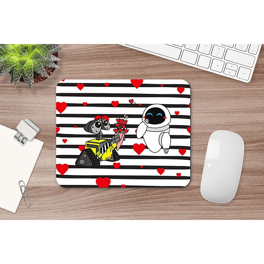 M104 Mousepad personalizado Wally-e y Eva