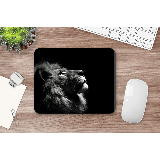 M125V3 Mousepad personalizado Leon negro