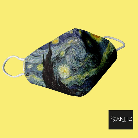 E200 Mascarilla Antifluidos Van Gogh - La noche estrellada