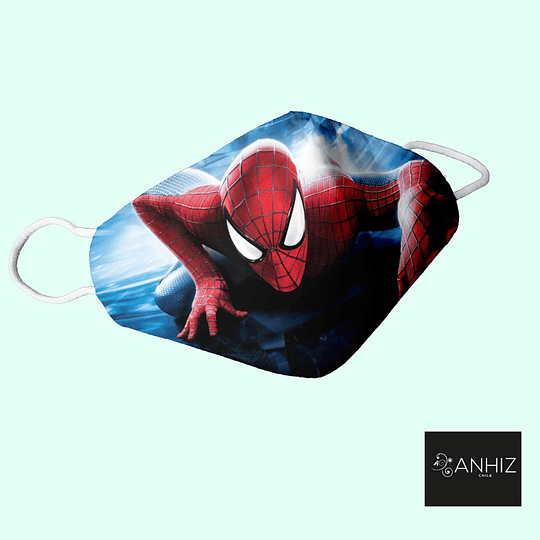 E232 Mascarilla Antifluidos Avengers - Spiderman