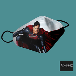 E235 Mascarilla Antifluidos Liga de la Justicia - Superman