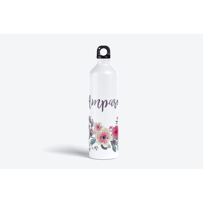 B8 Botella personalizada Flores 1