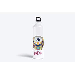 B16 Botella personalizada Simbolo Yoga