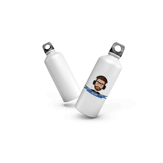 B33 Botella personalizada con Avatar