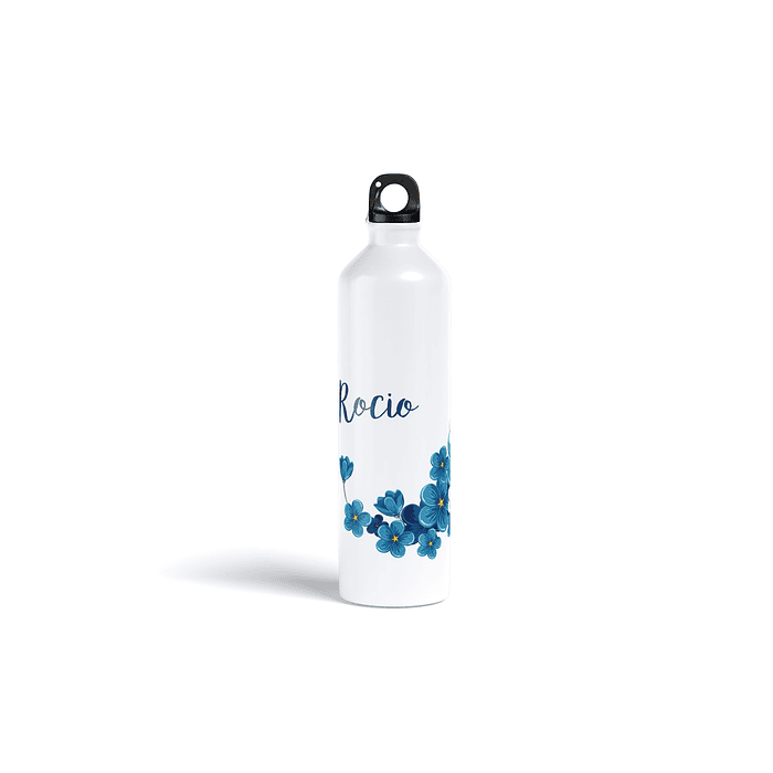 B8V3 Botella personalizada Flores 1