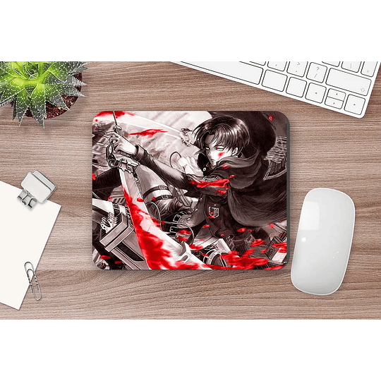 MOUSE PAD PERSONALIZADO M184 LEVI ON ATTACK