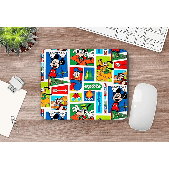 MOUSE PAD PERSONALIZADO M190V3 MICKEY Y AMIGOS