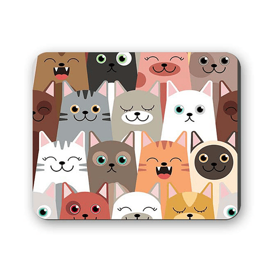 MOUSE PAD PERSONALIZADO M198 GATOS